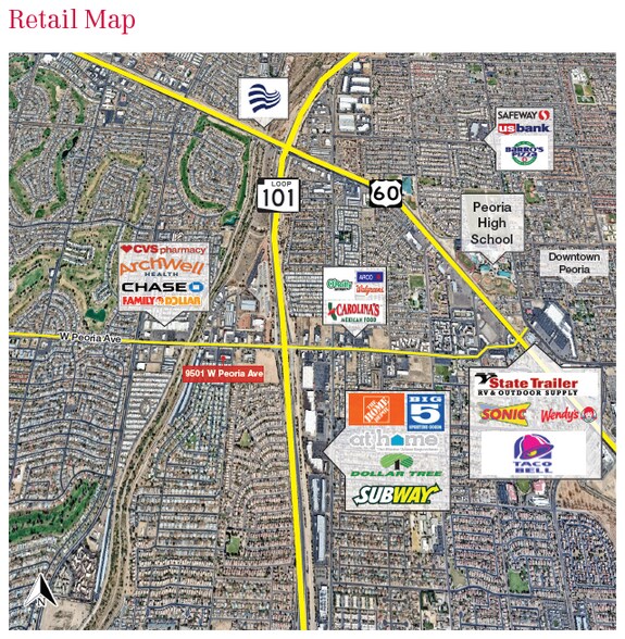 9501 W Peoria Ave, Peoria, AZ à louer - Photo de l’immeuble – Image 2 sur 3