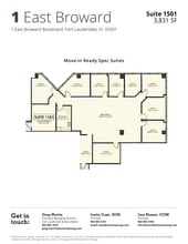 1 E Broward Blvd, Fort Lauderdale, FL à louer Plan d’étage– Image 1 sur 1