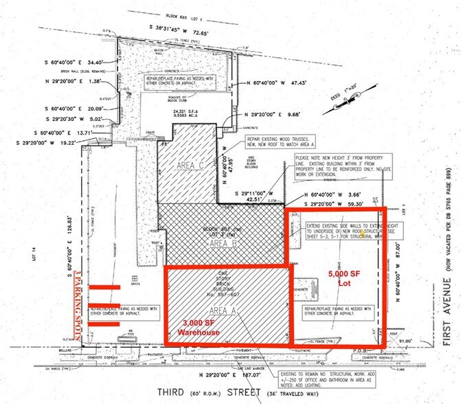 597 3rd St, Newark, NJ à louer - Plan cadastral – Image 3 sur 3