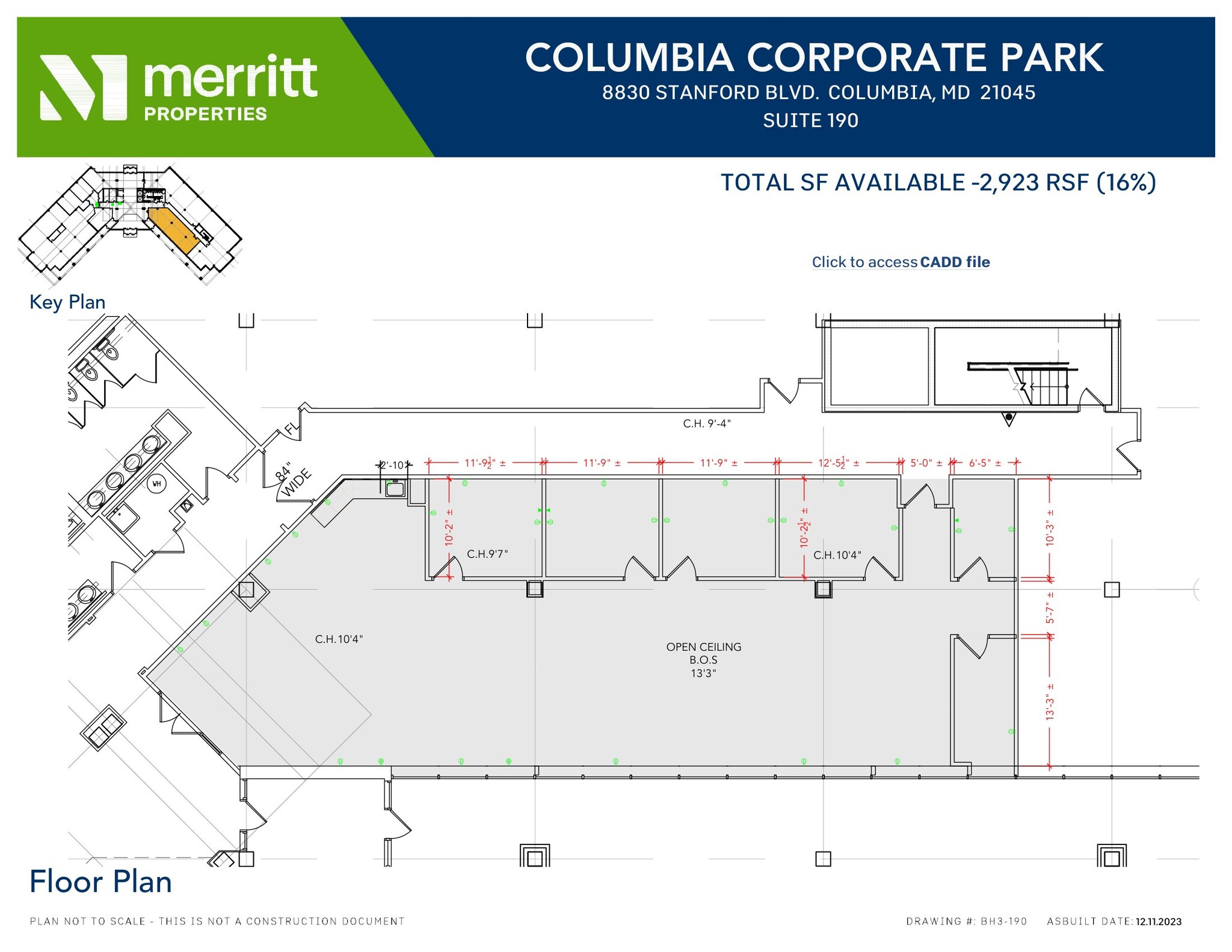 8830 Stanford Blvd, Columbia, MD à louer Plan d’étage– Image 1 sur 1