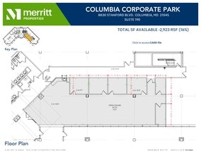 8830 Stanford Blvd, Columbia, MD à louer Plan d’étage– Image 1 sur 1