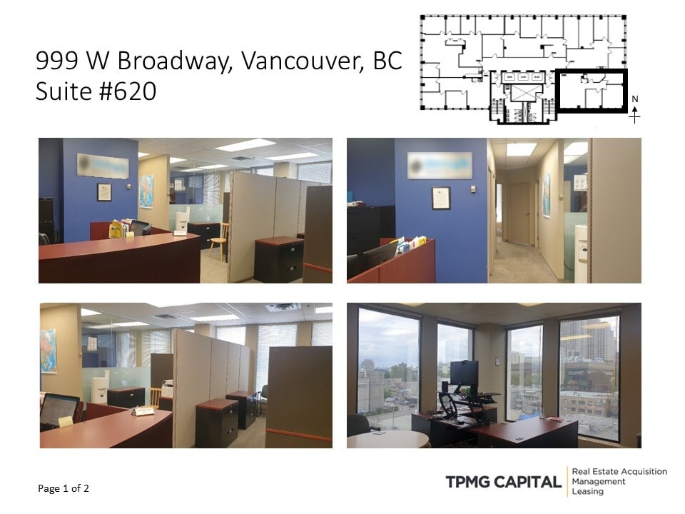 999 W Broadway, Vancouver, BC à louer Photo intérieure– Image 1 sur 3