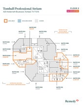 425 Holderrieth Blvd, Tomball, TX à louer Plan d’étage– Image 1 sur 10