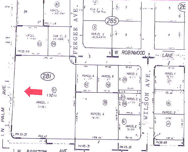 5412 N Palm Ave, Fresno, CA à louer - Plan cadastral – Image 2 sur 14
