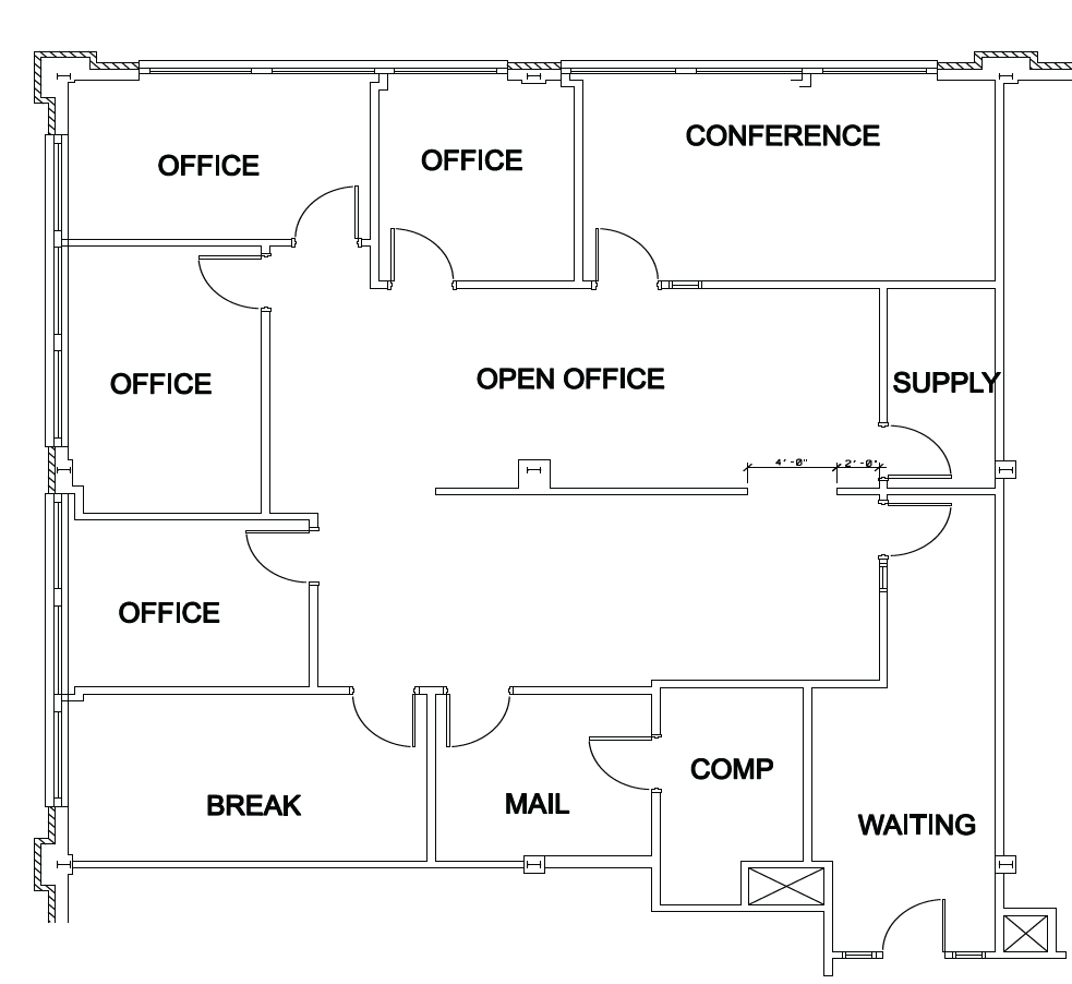 480 E Roosevelt Rd, West Chicago, IL à vendre Plan d’étage– Image 1 sur 1