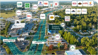 3741 S Memorial Dr, Greenville, NC - VUE AÉRIENNE vue de carte - Image1