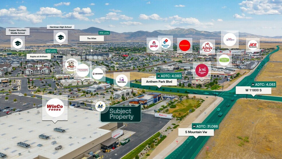 5153 W Anthem Park Blvd, Herriman, UT à vendre - Photo de l’immeuble – Image 3 sur 4