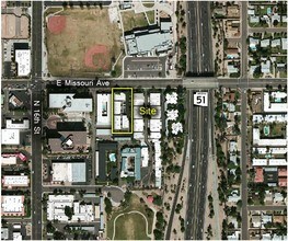 1645 E Missouri Ave, Phoenix, AZ - VUE AÉRIENNE vue de carte - Image1