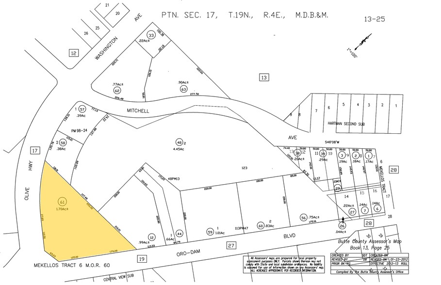 2700 Oro Dam Blvd E, Oroville, CA à louer - Plan cadastral – Image 3 sur 13