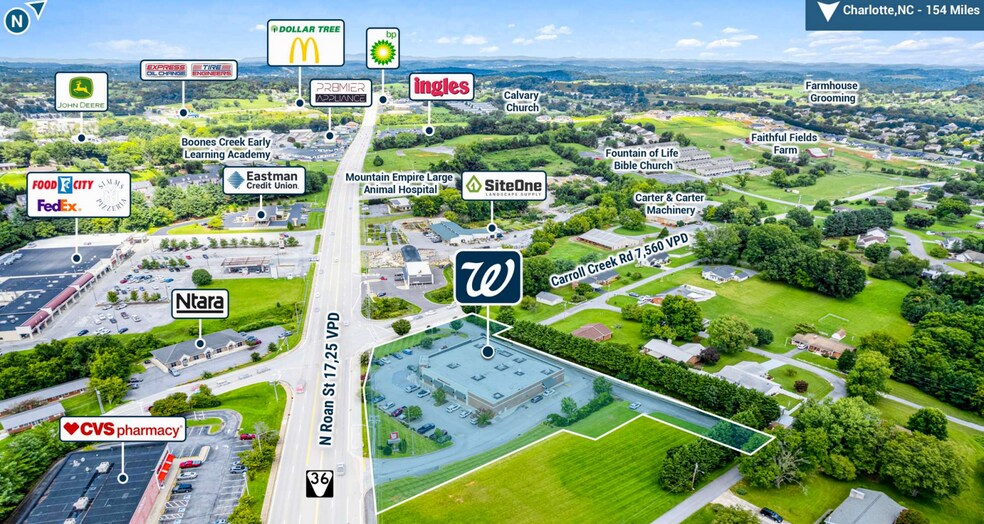 4210 N Roan St, Johnson City, TN à vendre - Photo de l’immeuble – Image 2 sur 5