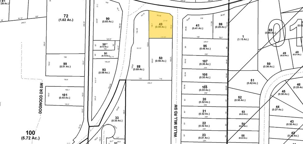 2324 Martin Luther King Jr Dr SW, Atlanta, GA à louer - Plan cadastral – Image 2 sur 4