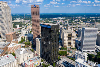 100 Peachtree St NW, Atlanta, GA - VUE AÉRIENNE  vue de carte - Image1