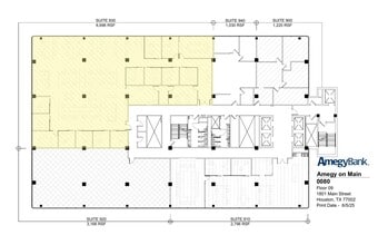 1801 Main St, Houston, TX à louer Plan d’étage– Image 1 sur 1