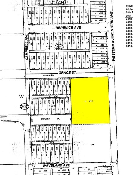 2401 W Grace St, Chicago, IL à louer - Plan cadastral – Image 2 sur 13