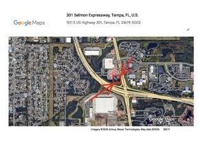 1511 S US Highway 301, Tampa, FL - Vue aérienne  vue de carte