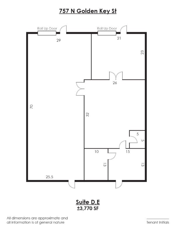 757 N Golden Key St, Gilbert, AZ à louer Plan d’étage– Image 1 sur 7