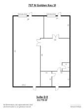 757 N Golden Key St, Gilbert, AZ à louer Plan d’étage– Image 1 sur 7