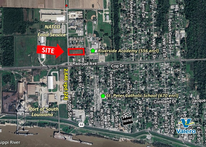 Lot C 10th Street w, Reserve, LA à vendre - Photo principale – Image 1 sur 1