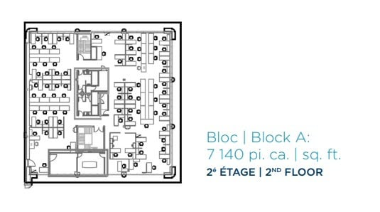 1050-1155 Boul Saint-Régis, Dorval, QC à louer Plan d’étage– Image 1 sur 1