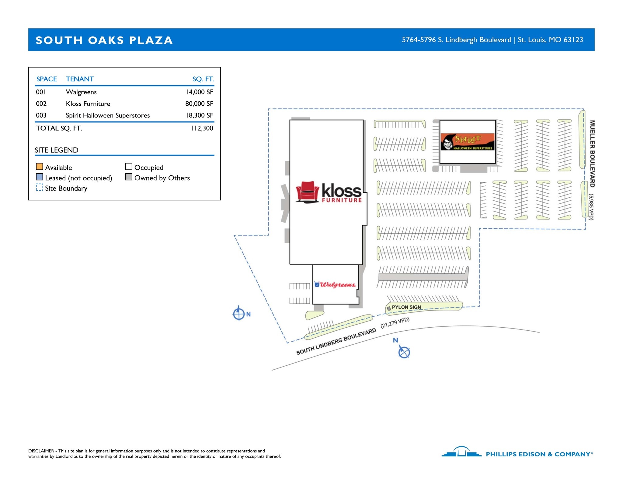 5796 S Lindbergh Blvd, Saint Louis, MO à louer Plan de site– Image 1 sur 1