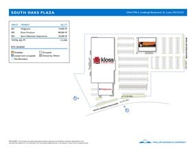 5796 S Lindbergh Blvd, Saint Louis, MO à louer Plan de site– Image 1 sur 1