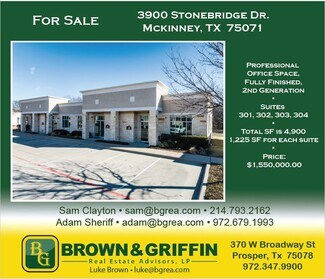 Plus de détails pour 3900 S Stonebridge Dr, McKinney, TX - Bureau à vendre