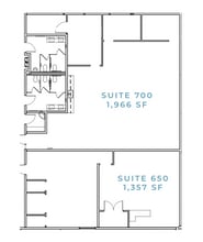 921 N Riverfront Blvd, Dallas, TX à louer Plan d’étage– Image 2 sur 2