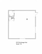 815 Exchange Ave, Conway, AR à louer Plan d’étage– Image 1 sur 1