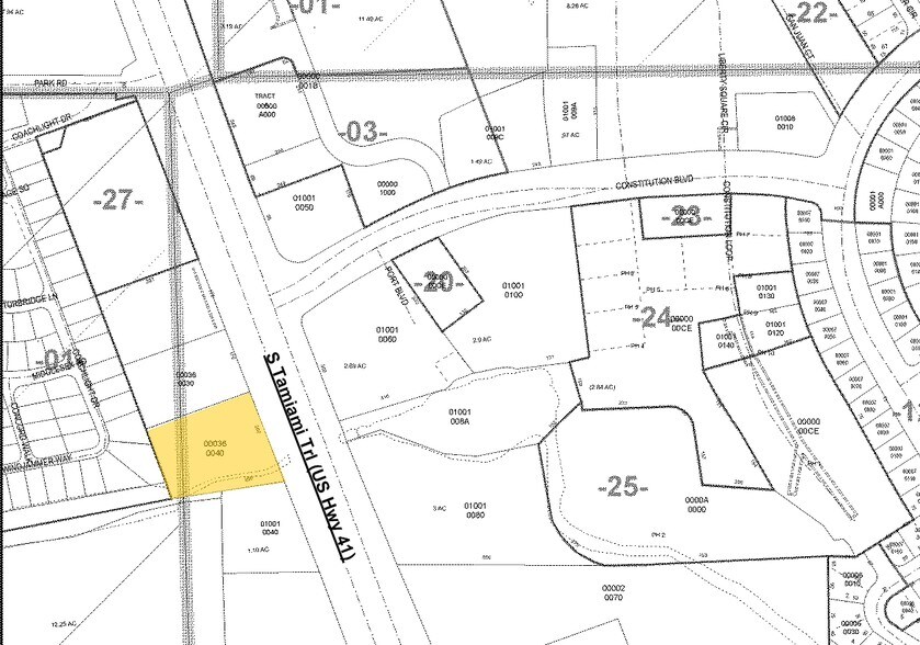 18094-18100 Tamiami Trl, Fort Myers, FL à vendre - Plan cadastral – Image 3 sur 8