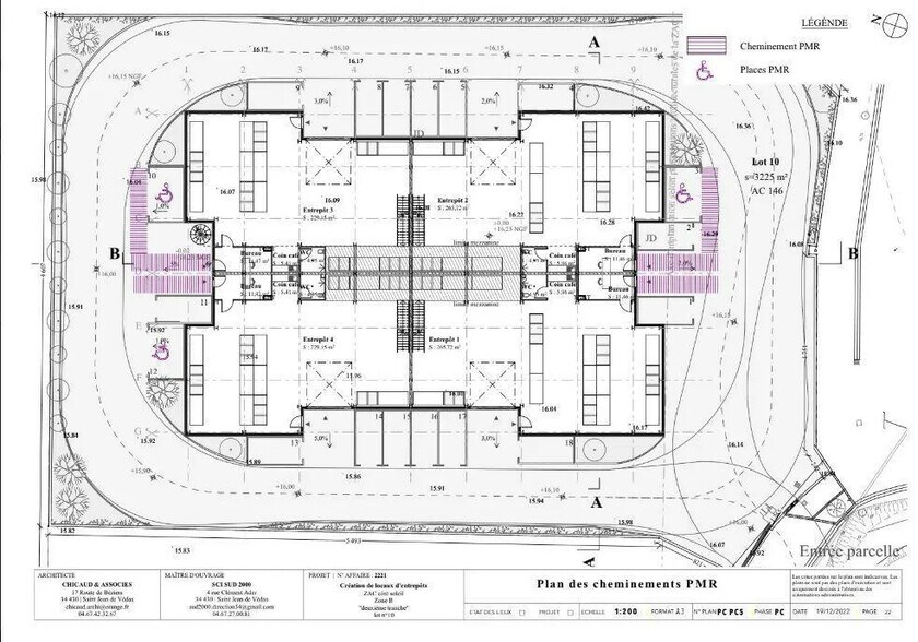 Bureau dans Vauvert à louer - Plan d’étage – Image 2 sur 2