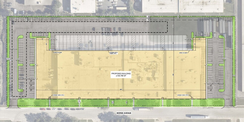 1530 Morse Ave, Elk Grove Village, IL à louer - Plan de site – Image 2 sur 2