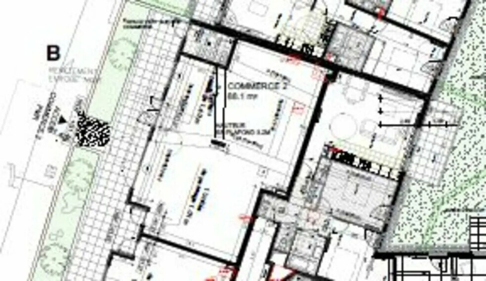 Local commercial dans Aulnay-sous-Bois à louer - Plan d’étage – Image 3 sur 4