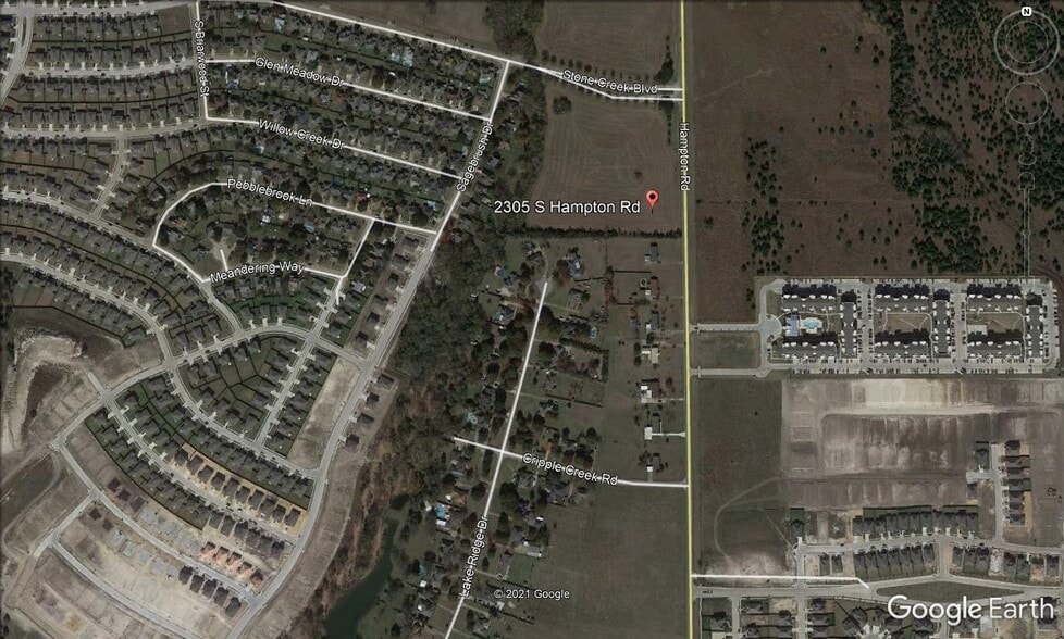 2305 S Hampton, Glenn Heights, TX à vendre - Aérien – Image 1 sur 1