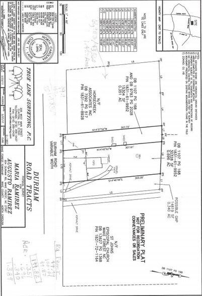 854 Durham Rd, Wake Forest, NC à vendre - Plan cadastral – Image 3 sur 7
