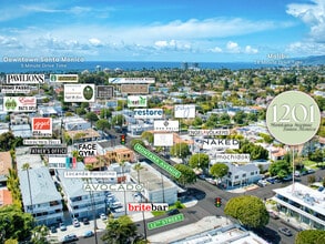 1201-1209 Montana Ave, Santa Monica, CA - VUE AÉRIENNE  vue de carte - Image1