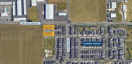 NW West Union, North Plains, OR - Vue aérienne  vue de carte - Image1