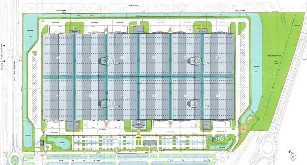 Industriel/Logistique dans Dourges à louer - Plan de site – Image 3 sur 3
