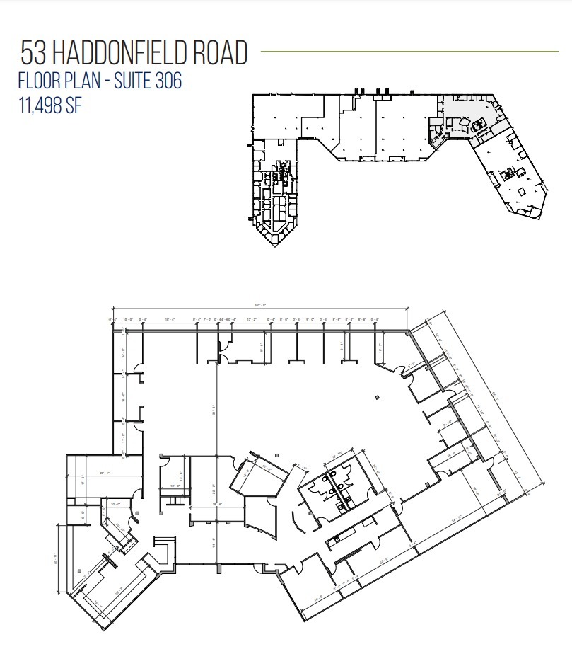 53 Haddonfield Rd, Cherry Hill, NJ à louer Plan d’étage– Image 1 sur 1