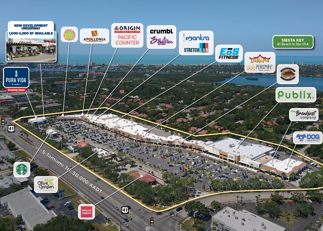 4800-4996 S Tamiami Trl, Sarasota, FL à louer Photo de l’immeuble– Image 1 sur 2