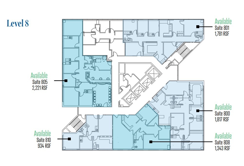 7950 Floyd Curl Dr, San Antonio, TX à louer Plan d’étage– Image 1 sur 1