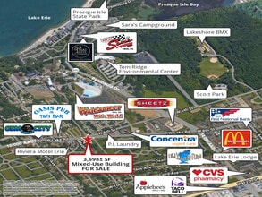 3077 W Lake Rd, Erie, PA - Vue aérienne  vue de carte