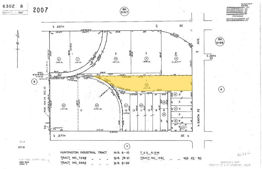 2615 S Santa Fe Ave, Vernon, CA à louer - Plan cadastral – Image 2 sur 2