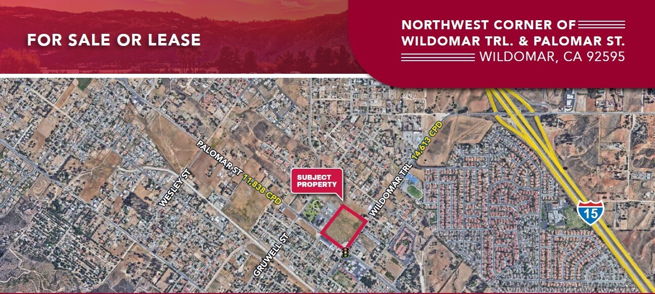 NWC Wildomar Trail & Palomar St., Wildomar, CA à louer Photo de l’immeuble– Image 1 sur 5