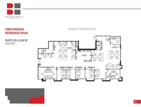 10815 Rancho Bernardo Rd, San Diego, CA à louer Plan d’étage– Image 1 sur 1