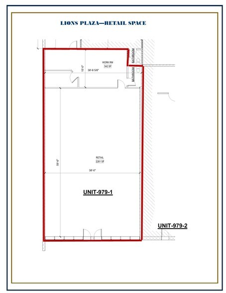 969-979 Meriden Waterbury Tpke, Plantsville, CT à louer - Plan d’étage – Image 2 sur 31