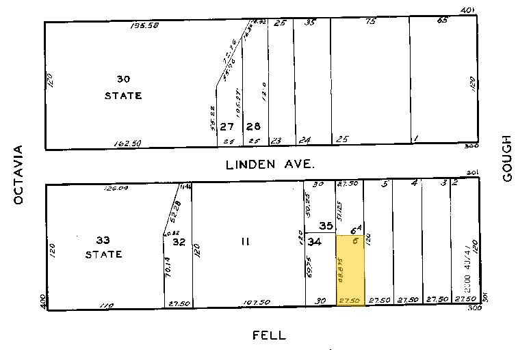 320-330 Fell St, San Francisco, CA à louer - Plan cadastral – Image 3 sur 26