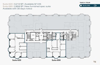 550 W C St, San Diego, CA à louer Plan d’étage– Image 1 sur 1