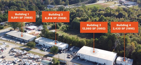 NNN-Leased Small-Bay Industrial portefeuille de 4 biens à vendre sur LoopNet.fr Photo principale– Image 1 sur 10