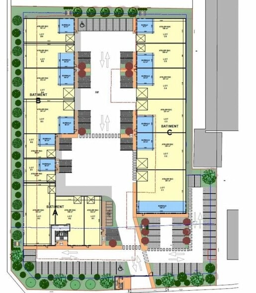 55 Rue Emile Zola, Décines-Charpieu à vendre - Plan de site – Image 3 sur 4