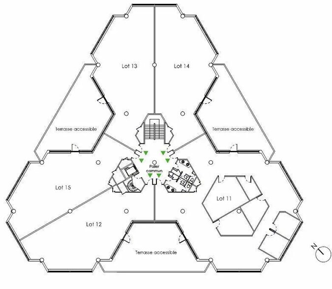 Bureau dans Argenteuil à louer - Plan d’étage – Image 2 sur 13